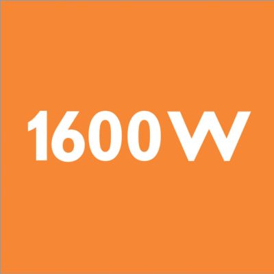 1600 W motor, der genererer op til 250 W sugestyrke