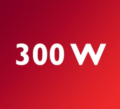 Alta rotação com motor de 300W para resultados mais aerados