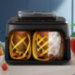 Нашата първа двойна кошница с технология за готвене на пара