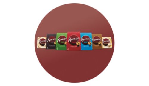 Groot assortiment SENSEO®-koffiemelanges en smaken