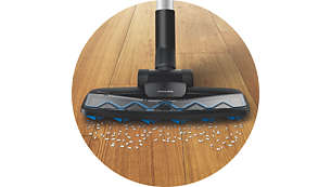 TriActive Z 硬地板吸嘴有效去除灰尘和碎屑
