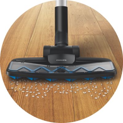 „TriActive Z“ kietoms grindims skirtas antgalis dulkėms ir trupiniams pašalinti