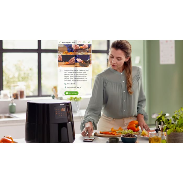 Une cuisine saine, savoureuse et désormais connectée.