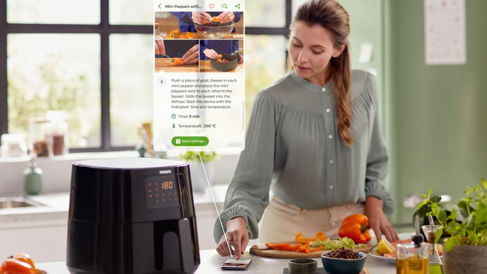 Une cuisine saine, savoureuse et désormais connectée.