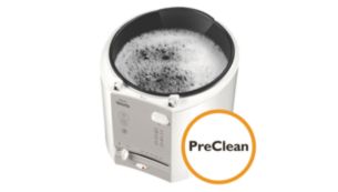 Função PreClean para deixar o recipiente interno de molho em água quente