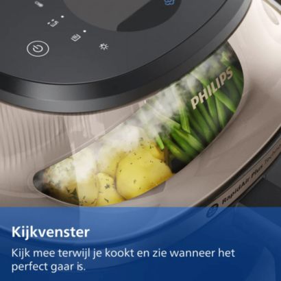 Frituren, grillen, bakken... en ook stomen!