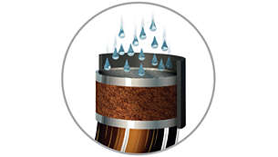 Système de préparation du café avec pression optimale pour un café à la saveur ronde et douce