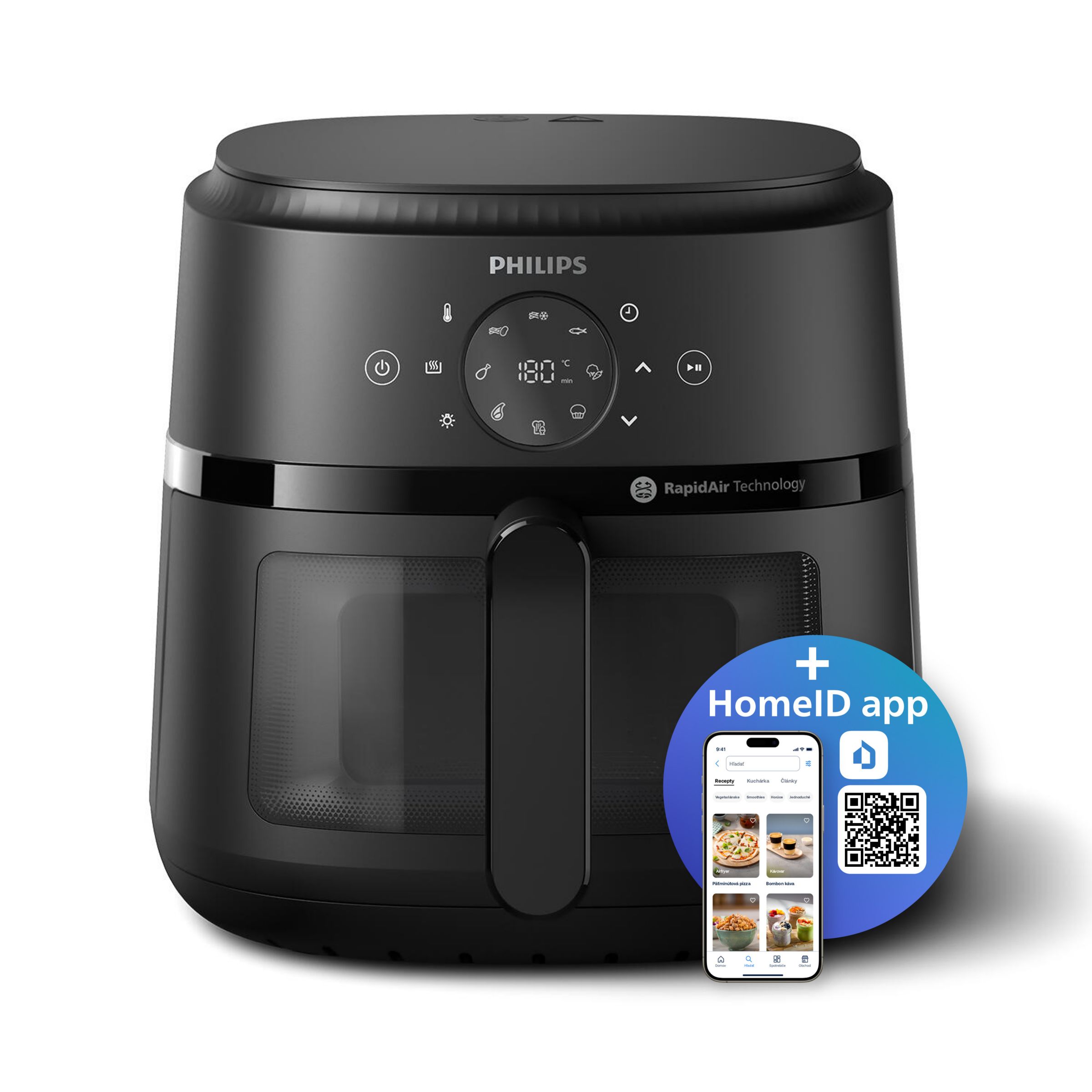 Philips 2000 Series - Fritéza Airfryer 2000 Series O objemu 6,2 l - NA230/00