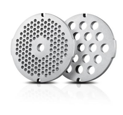 2 higijenska diska za mljevenje od nehrđajućeg čelika (5 i 8 mm)
