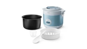 3 fungsi lengkap: memasak, mengukus, dan menghangatkan