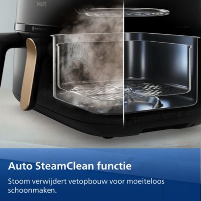 Onze eerste Airfryer met twee manden én stoomfunctie