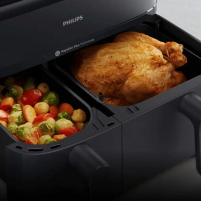 Notre premier double panier avec cuisson vapeur