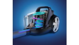 PowerCyclone 6 für hervorragende Trennung von Staub und Luft