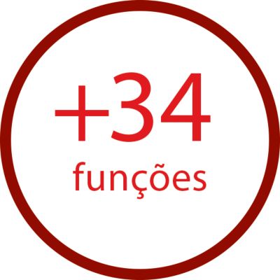 Acessórios para executar facilmente mais de 34 funções