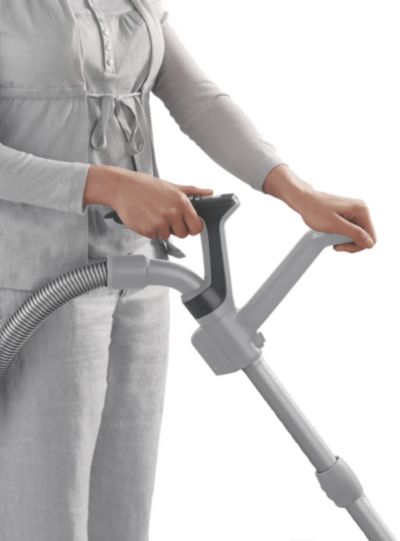Unique ergonomically designed PostureProtect handle