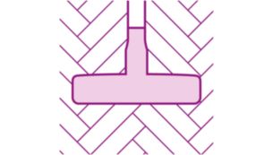 Насадка для паркета с мягкой щеткой предотвращает появление царапин