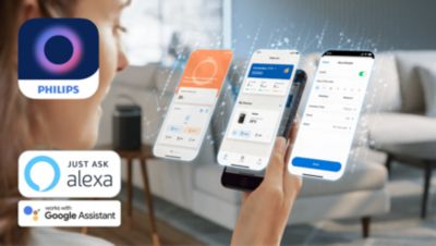Valdykite šildytuvą bet kuriuo metu ir iš bet kurios vietos naudodami „Philips Air+“ programėlę.