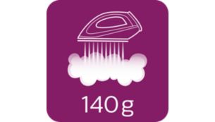 Supervapor de hasta 140&nbsp;g