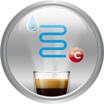 Ciclo de pré-aquecimento para uma temperatura mais elevada na chávena