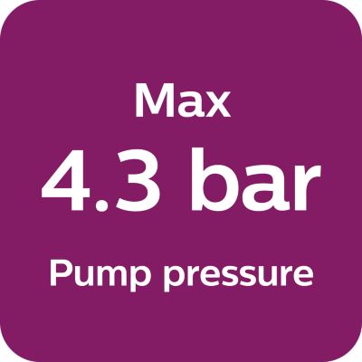 Pompdruk max. 4,3 bar