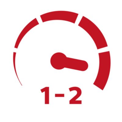 2 velocidades: perfeito para ingredientes duros ou moles