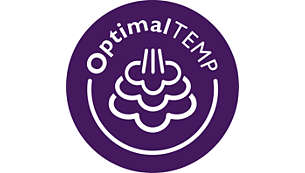 OptimalTEMP heated plate, guaranteed no burns*