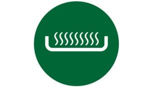 Flat heating element for fast boiling