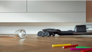 Dyb r&aelig;kkevidde under lave genstande