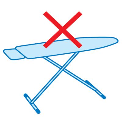 Não necessita de tábua de passar