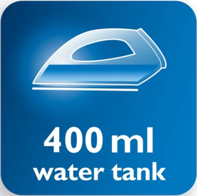 Depósito de água extra grande de 400 ml requer menos enchimentos