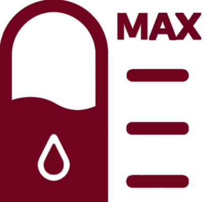 Indicação do nível de água para facilitar o enchimento