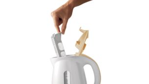 Double action filter for clearer drinks and cleaner kettle