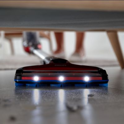 LED-suutin paljastaa piilossa olevan pölyn