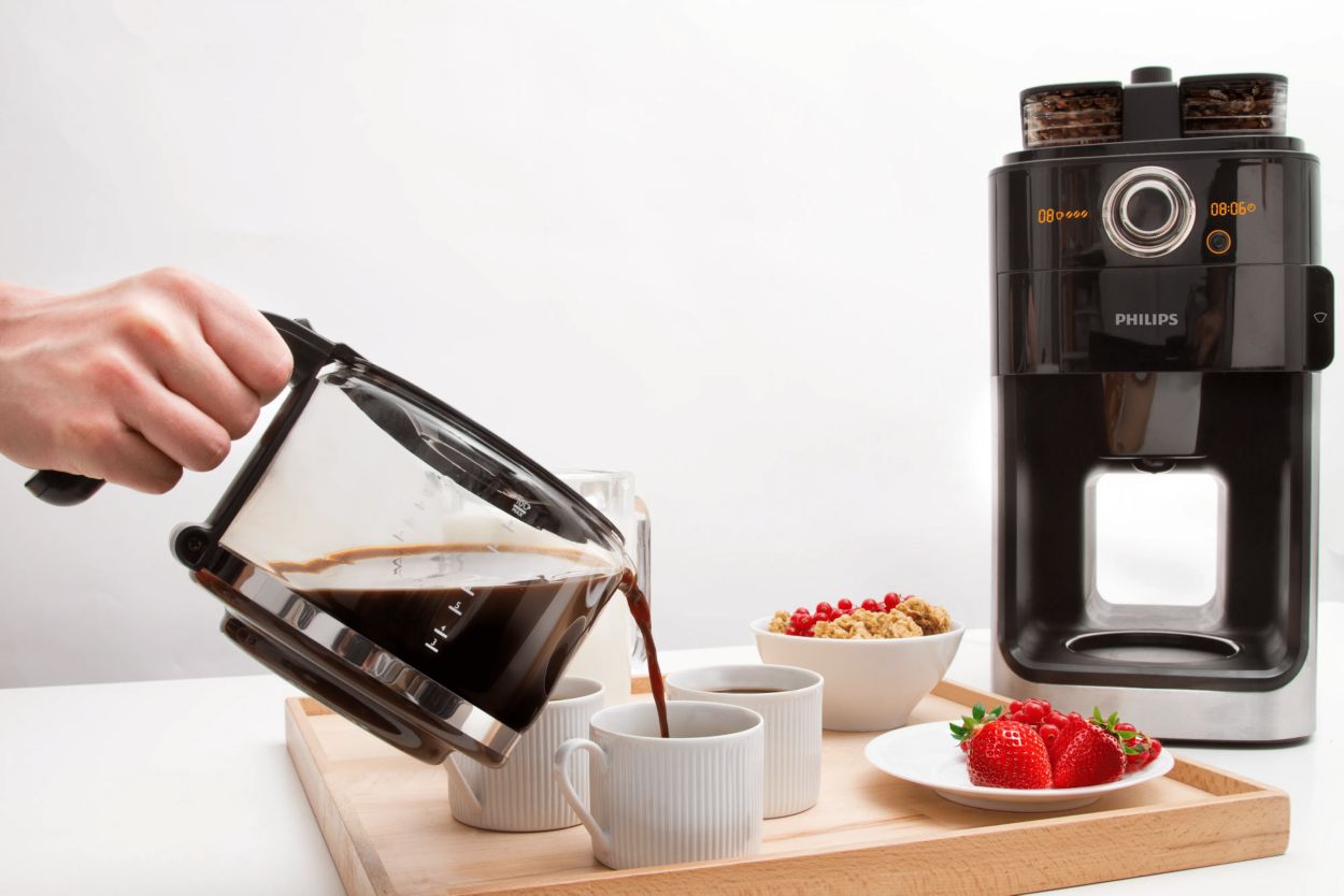 récolte Grind & Brew Coffee Maker Grind & Brew Coffee maker HD7768/70 | Philips