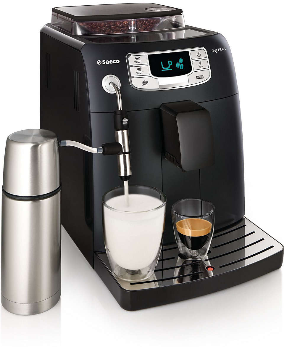 Espresso i mleczna pianka za jednym naciśnięciem przycisku