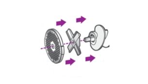 Самонаправляющийся нож и винт для легкой сборки