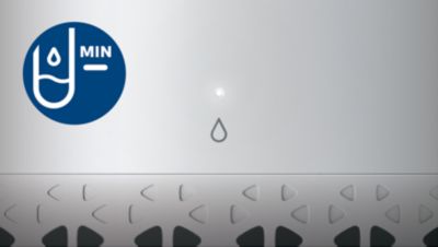 Povratne informacije o ravni vode v posodi za vodo v realnem času