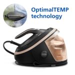 Fast ironing with automatic steam