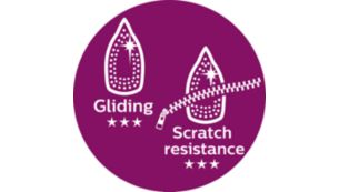 Excellente r&eacute;sistance aux rayures et glisse optimale