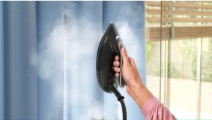 Light-weight iron, ideal for vertical steaming