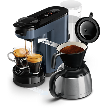 HD7891/70R1 SENSEO® Switch Machine à café à dosettes et filtre