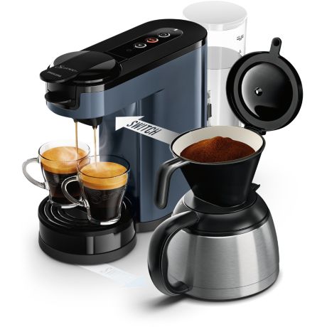 HD7891/70R1 SENSEO® Switch Kahvinkeitin kahvityynyille ja suodatinkahville