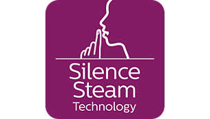Technológia Silent Steam na tiché žehlenie počas sledovania televízora