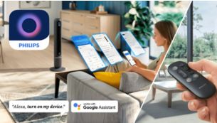 Smart control with app and remote