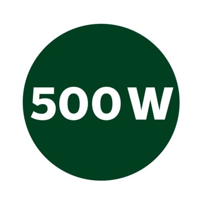 Powerful 500W motor for tough ingredients processing
