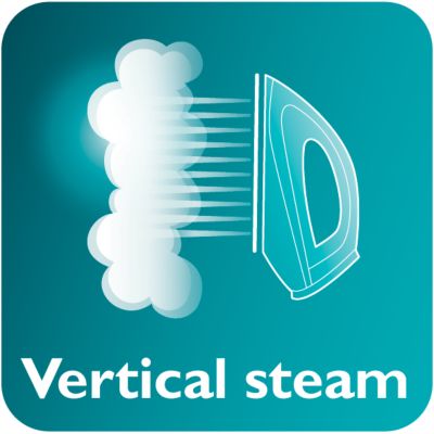 Vapor vertical para passar roupas penduradas