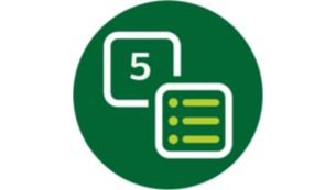 Interface utilisateur num&eacute;rique avec 5&nbsp;modes pr&eacute;d&eacute;finis