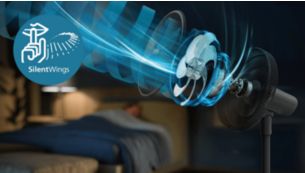 تبريد أكثر هدوءًا بنسبة 30%، بفضل تقنية شفرات SilentWings.