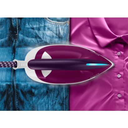 Planchado más rápido con el doble de vapor*