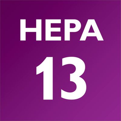 HEPA AirSeal plus HEPA 13 filter